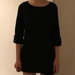 Carlson mid length black sweater